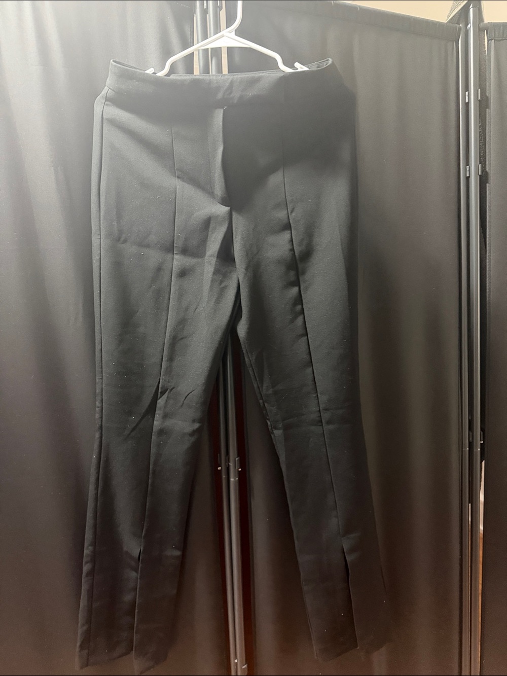 Zara Black Straight-Leg Dress Pants